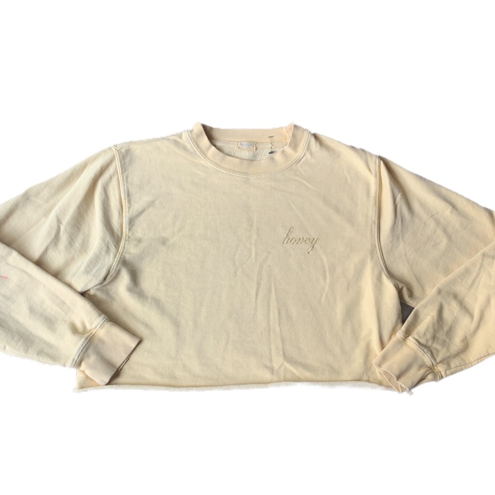 John Galt Brandy Melville Pastel Cropped sweater
